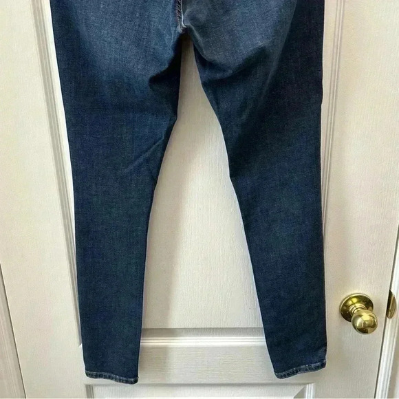 Topshop Moto Sidney Skinny Jeans Mid Rise  Dark Blue Size 26 - Picture 9 of 16